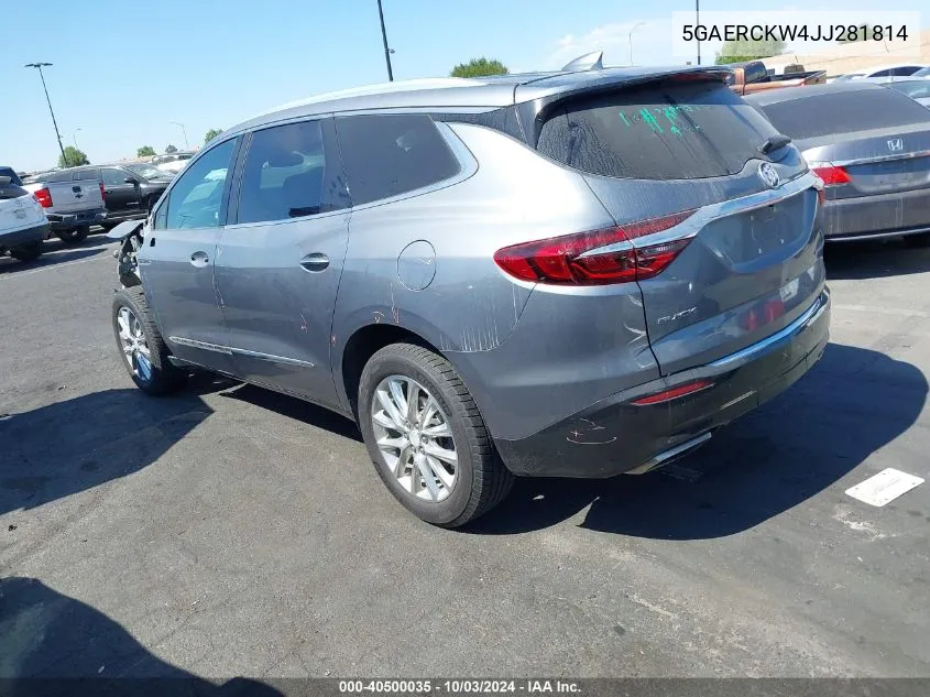 2018 Buick Enclave Premium VIN: 5GAERCKW4JJ281814 Lot: 40500035