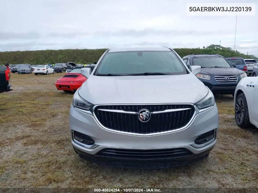 2018 Buick Enclave Essence VIN: 5GAERBKW3JJ220139 Lot: 40524254