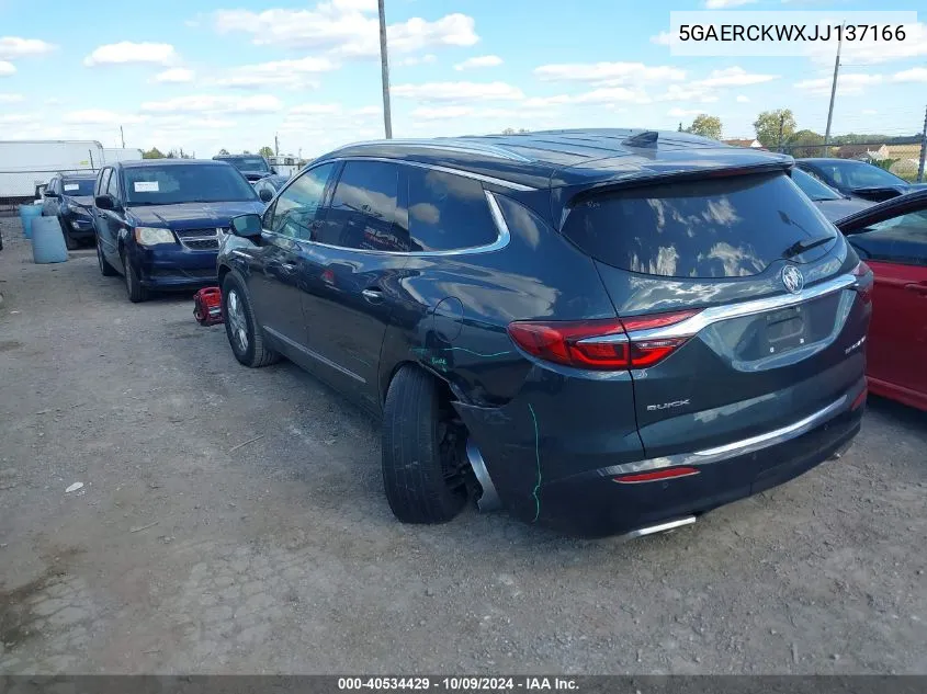 5GAERCKWXJJ137166 2018 Buick Enclave Premium