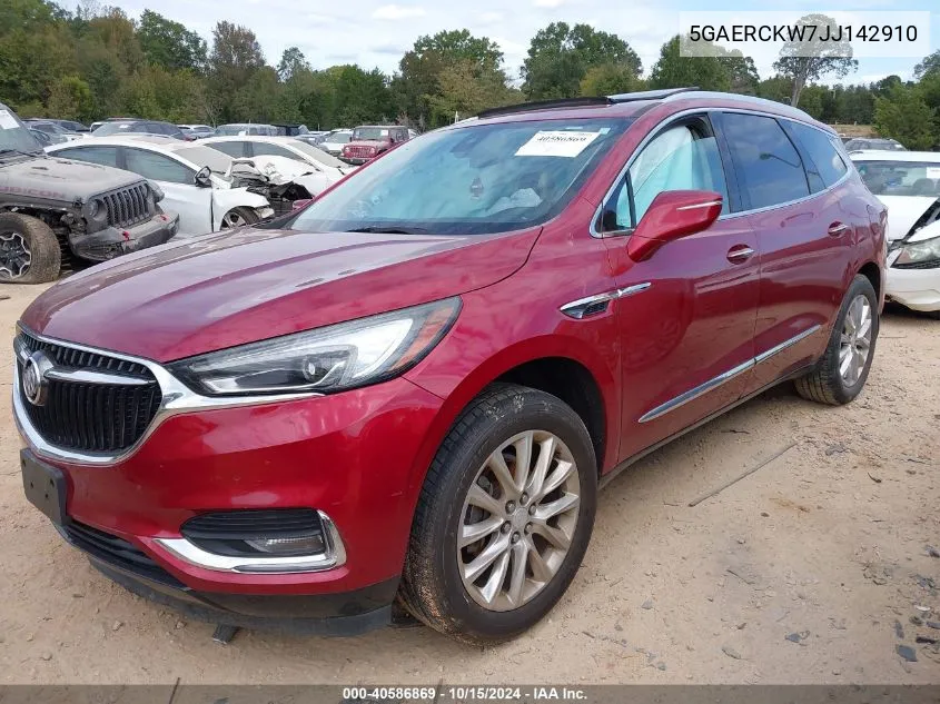 2018 Buick Enclave Premium VIN: 5GAERCKW7JJ142910 Lot: 40586869