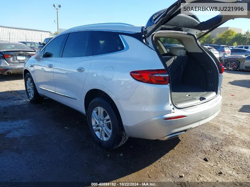 2018 Buick Enclave Essence VIN: 5GAERBKW8JJ221996 Lot: 40598192