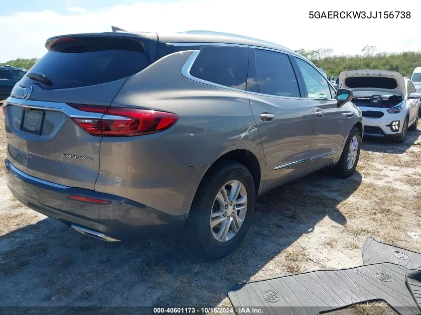 2018 Buick Enclave Premium VIN: 5GAERCKW3JJ156738 Lot: 40601173