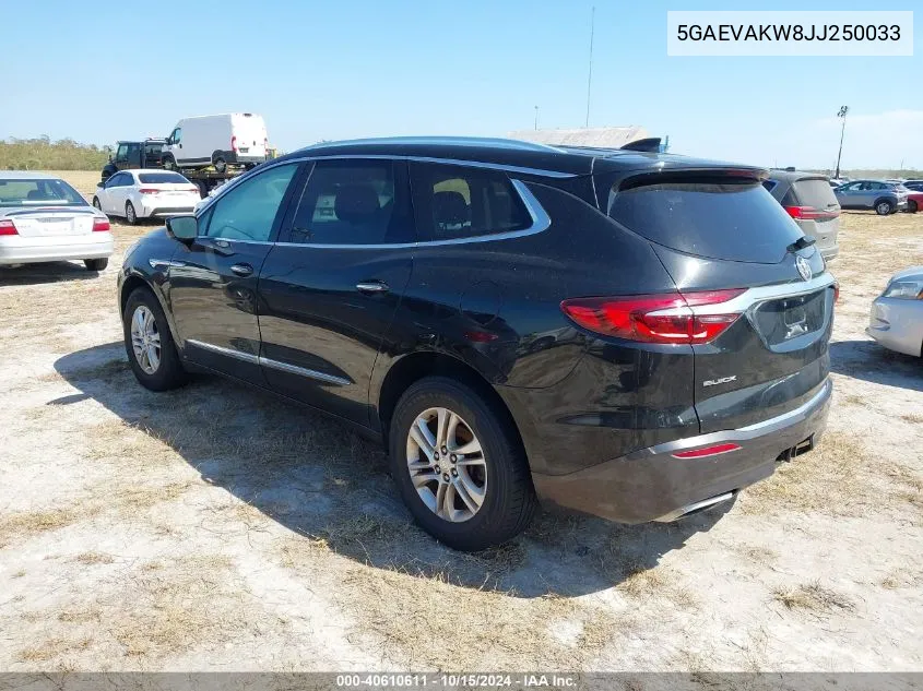 2018 Buick Enclave Essence VIN: 5GAEVAKW8JJ250033 Lot: 40610611