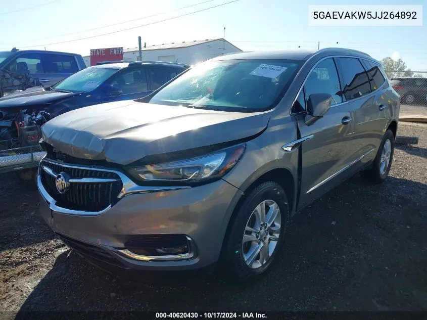 2018 Buick Enclave Essence VIN: 5GAEVAKW5JJ264892 Lot: 40620430