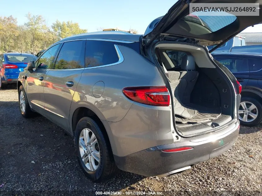 2018 Buick Enclave Essence VIN: 5GAEVAKW5JJ264892 Lot: 40620430