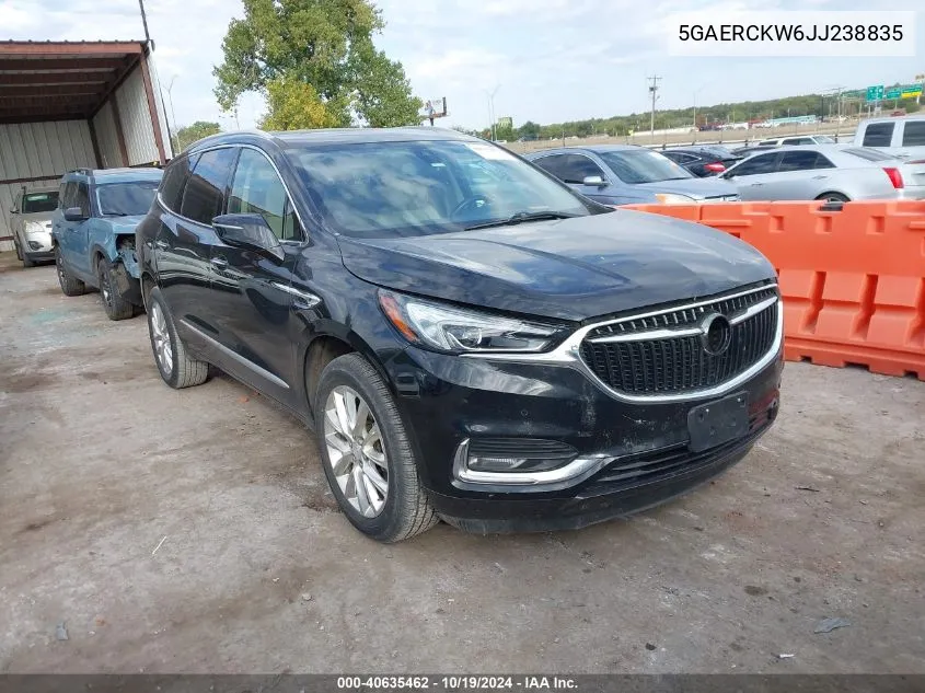 2018 Buick Enclave Premium VIN: 5GAERCKW6JJ238835 Lot: 40635462