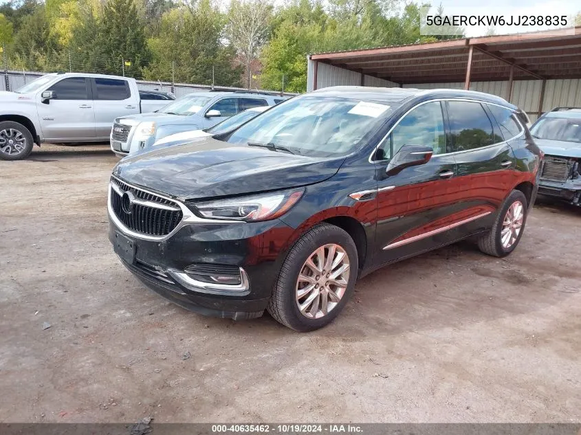 2018 Buick Enclave Premium VIN: 5GAERCKW6JJ238835 Lot: 40635462