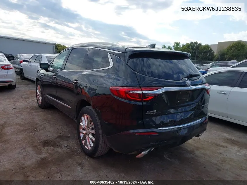 2018 Buick Enclave Premium VIN: 5GAERCKW6JJ238835 Lot: 40635462