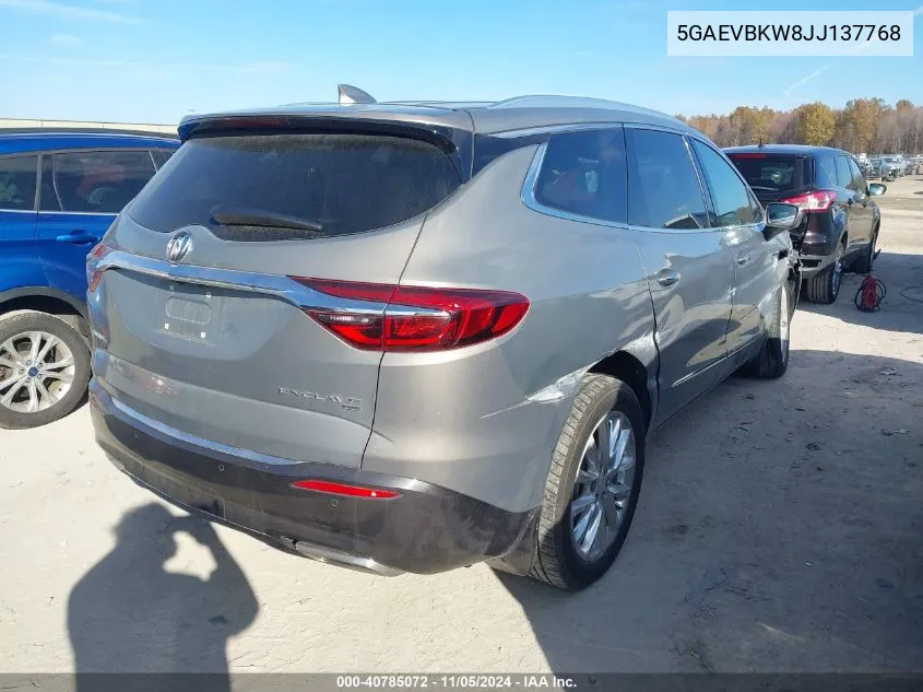 2018 Buick Enclave Premium VIN: 5GAEVBKW8JJ137768 Lot: 40785072