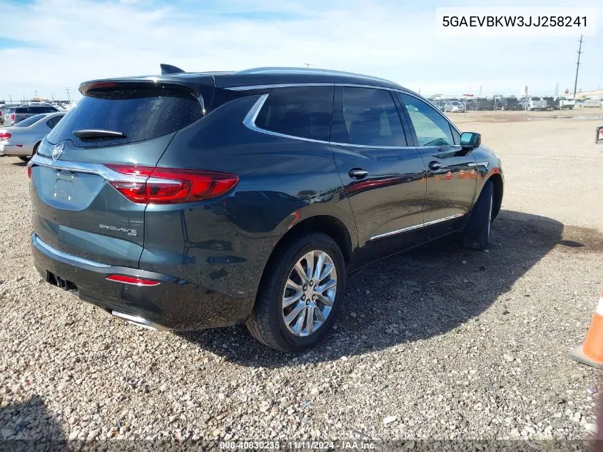 2018 Buick Enclave Premium VIN: 5GAEVBKW3JJ258241 Lot: 40830235