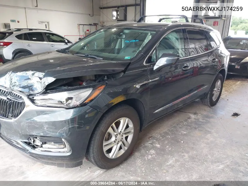 2019 Buick Enclave Fwd Essence VIN: 5GAERBKWXKJ174259 Lot: 39654284