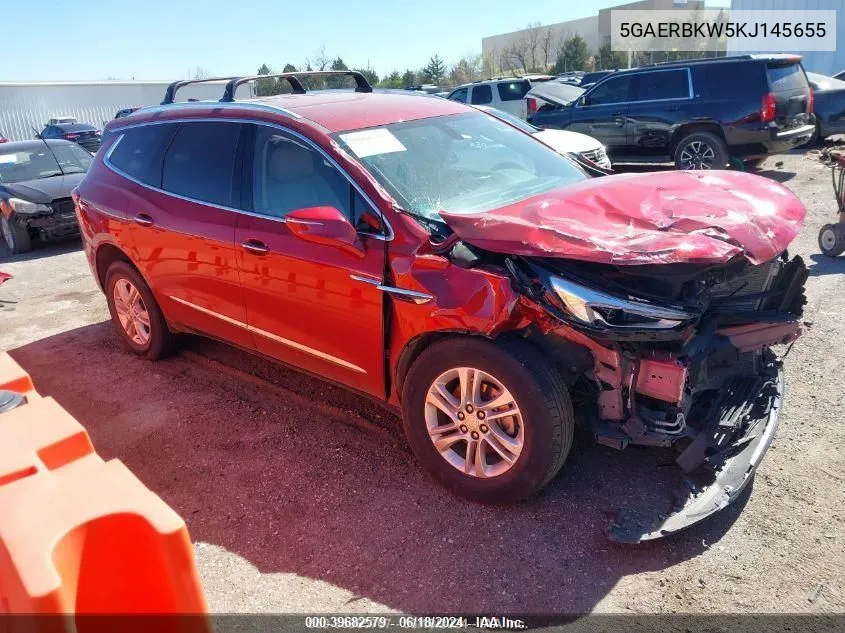 2019 Buick Enclave Fwd Essence VIN: 5GAERBKW5KJ145655 Lot: 39682579