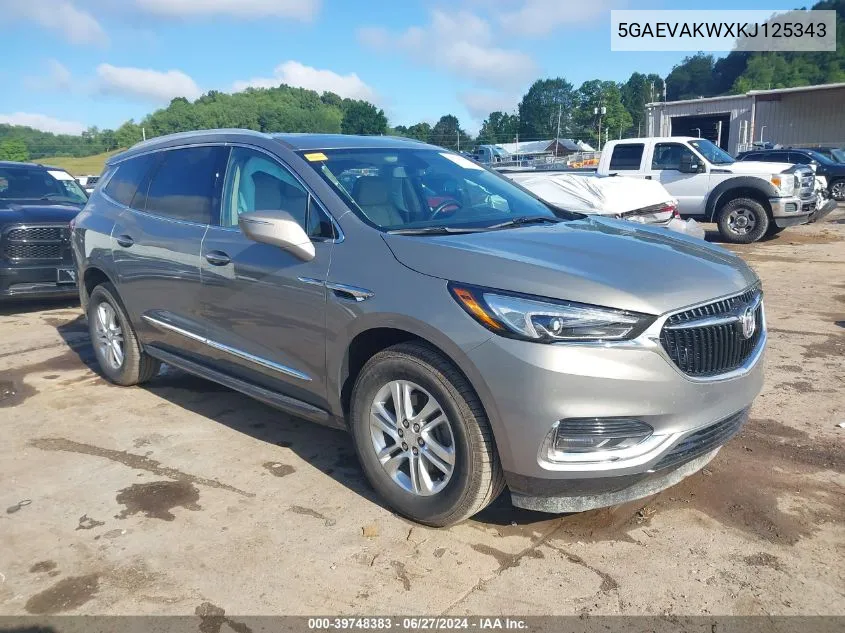 5GAEVAKWXKJ125343 2019 Buick Enclave Awd Essence