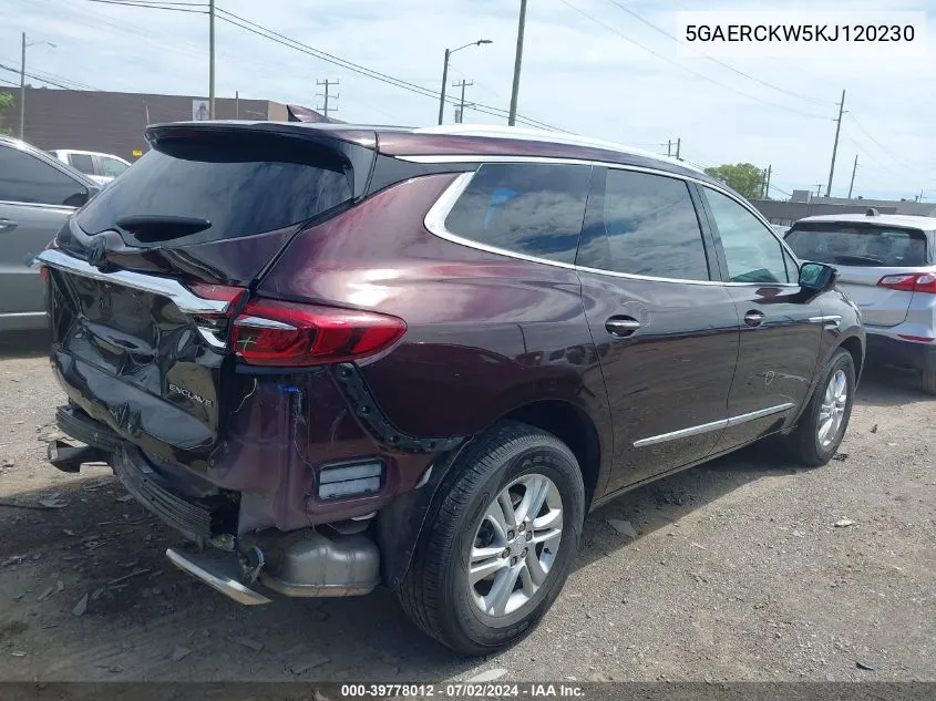 2019 Buick Enclave Fwd Premium VIN: 5GAERCKW5KJ120230 Lot: 39778012