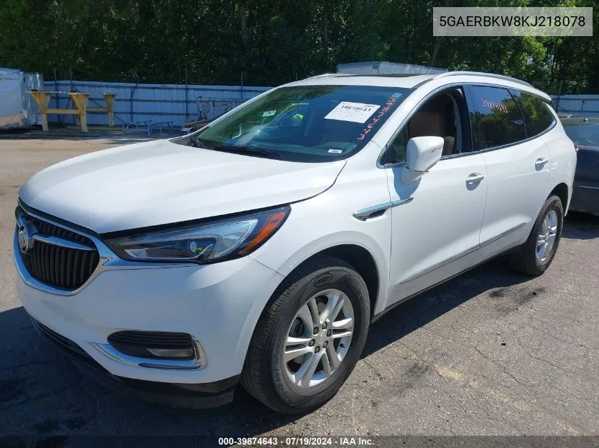 2019 Buick Enclave Fwd Essence VIN: 5GAERBKW8KJ218078 Lot: 39874643