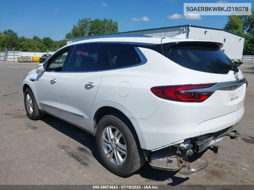 2019 Buick Enclave Fwd Essence VIN: 5GAERBKW8KJ218078 Lot: 39874643