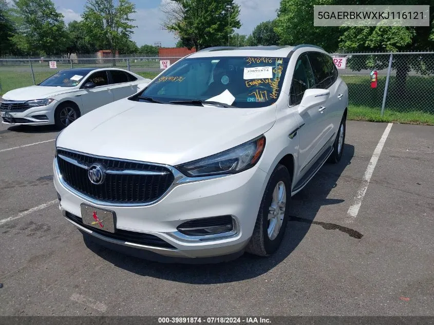 2019 Buick Enclave Fwd Essence VIN: 5GAERBKWXKJ116121 Lot: 39891874