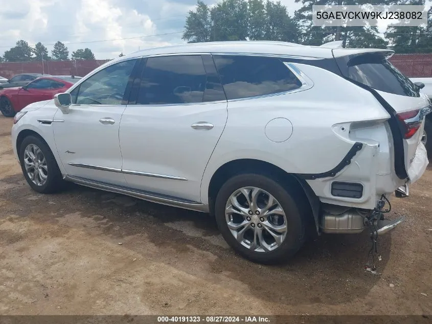 2019 Buick Enclave Awd Avenir VIN: 5GAEVCKW9KJ238082 Lot: 40191323