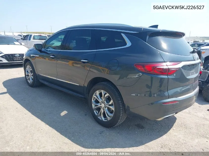 2019 Buick Enclave Awd Avenir VIN: 5GAEVCKW5KJ226527 Lot: 40264584