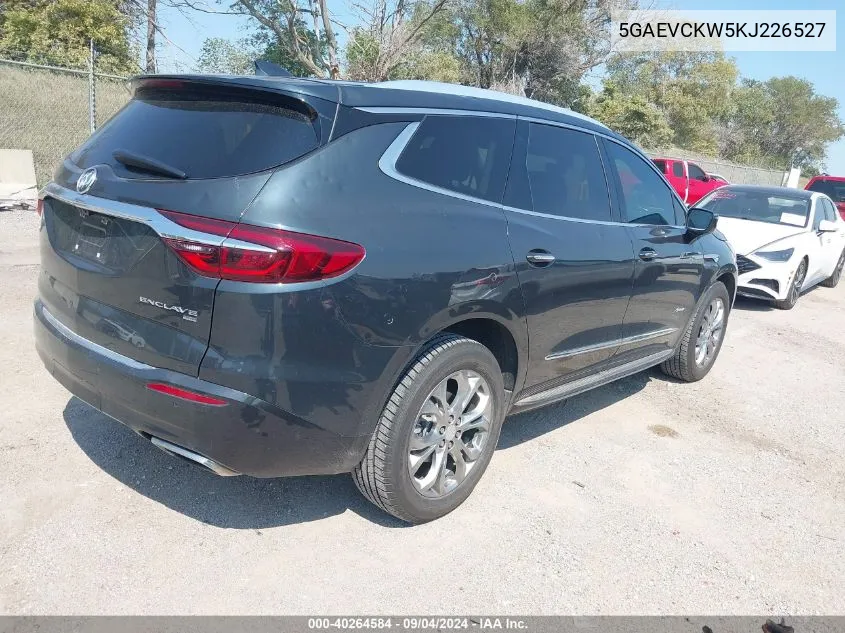 2019 Buick Enclave Awd Avenir VIN: 5GAEVCKW5KJ226527 Lot: 40264584