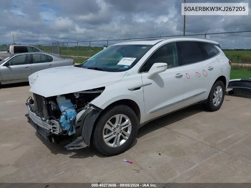 5GAERBKW3KJ267205 2019 Buick Enclave Fwd Essence