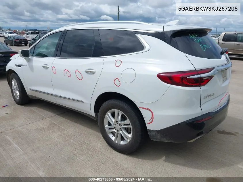 2019 Buick Enclave Fwd Essence VIN: 5GAERBKW3KJ267205 Lot: 40273656