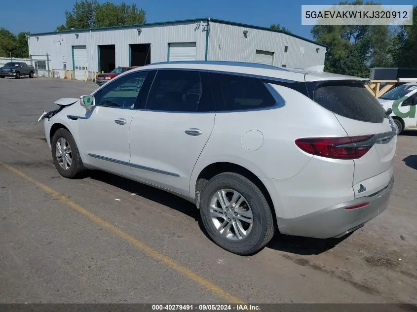 5GAEVAKW1KJ320912 2019 Buick Enclave Awd Essence