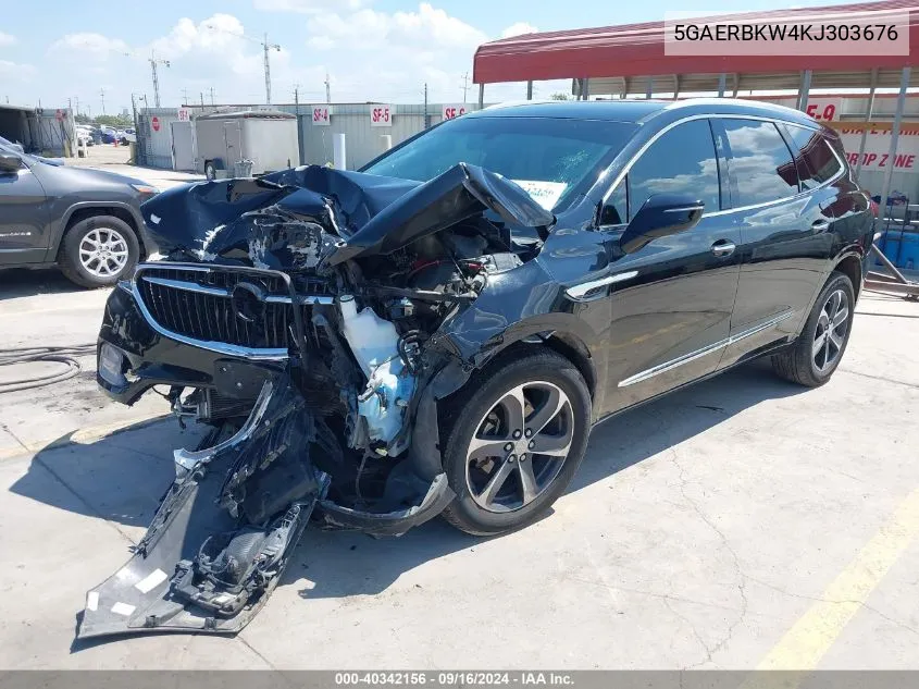 2019 Buick Enclave Fwd Essence VIN: 5GAERBKW4KJ303676 Lot: 40342156