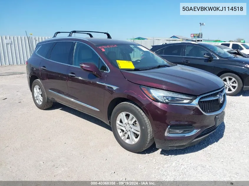 2019 Buick Enclave Awd Premium VIN: 5GAEVBKW0KJ114518 Lot: 40368358