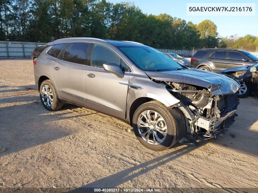 2019 Buick Enclave Avenir VIN: 5GAEVCKW7KJ216176 Lot: 40393217