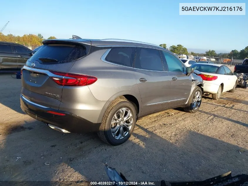 2019 Buick Enclave Avenir VIN: 5GAEVCKW7KJ216176 Lot: 40393217