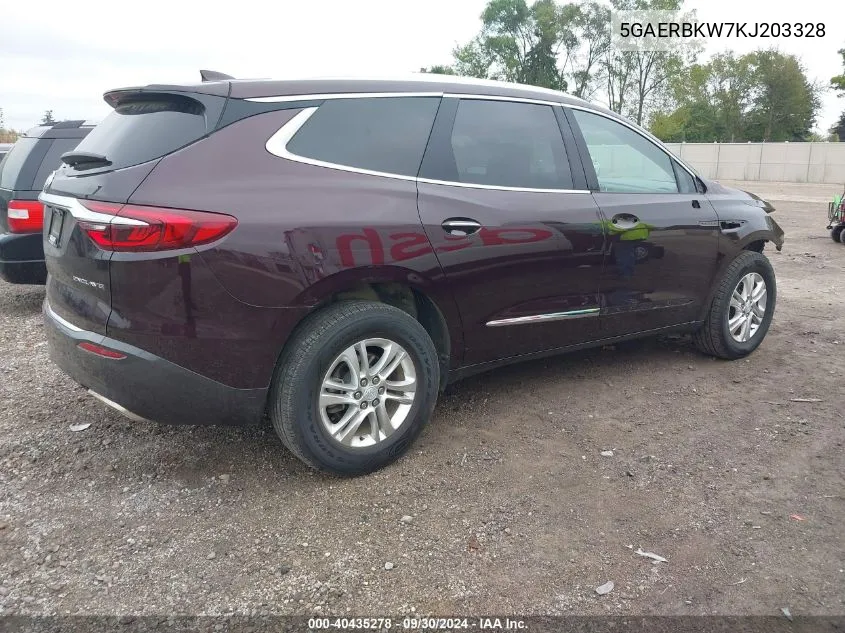 2019 Buick Enclave Essence VIN: 5GAERBKW7KJ203328 Lot: 40435278