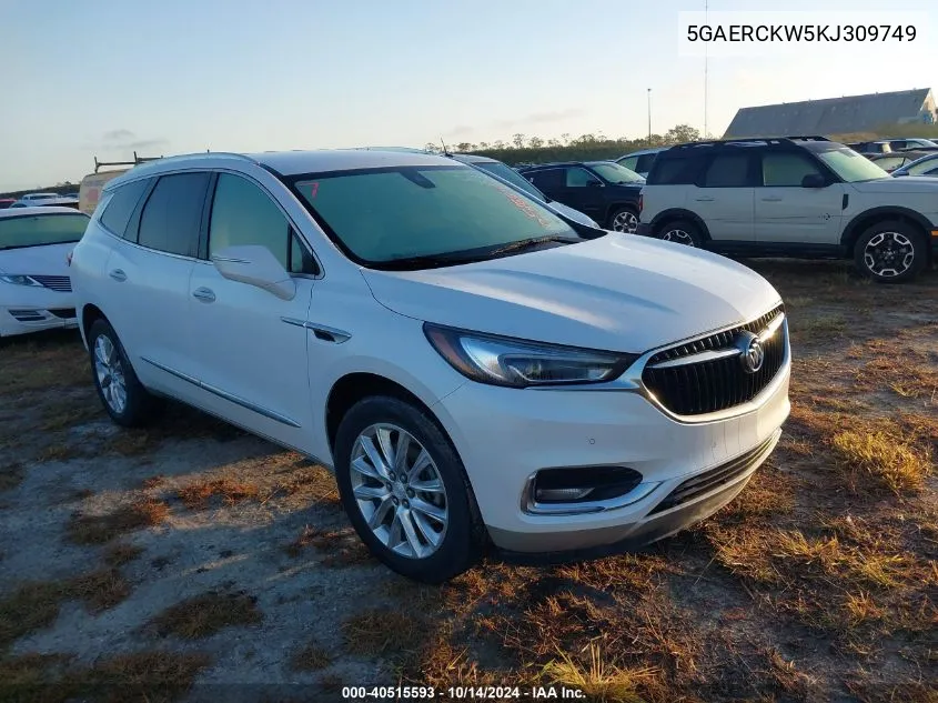 2019 Buick Enclave Fwd Premium VIN: 5GAERCKW5KJ309749 Lot: 40515593