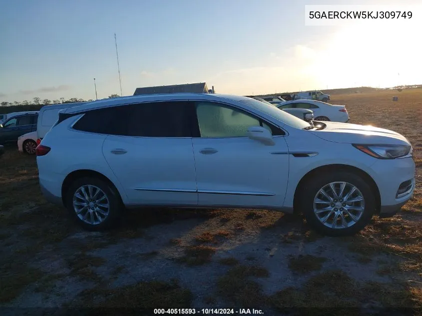 2019 Buick Enclave Fwd Premium VIN: 5GAERCKW5KJ309749 Lot: 40515593