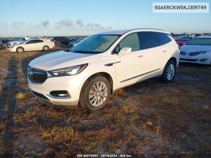 2019 Buick Enclave Fwd Premium VIN: 5GAERCKW5KJ309749 Lot: 40515593