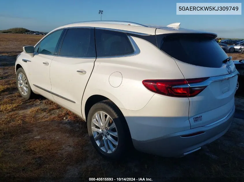 2019 Buick Enclave Fwd Premium VIN: 5GAERCKW5KJ309749 Lot: 40515593