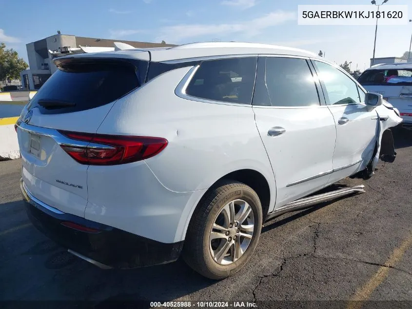 2019 Buick Enclave Fwd Essence VIN: 5GAERBKW1KJ181620 Lot: 40525988