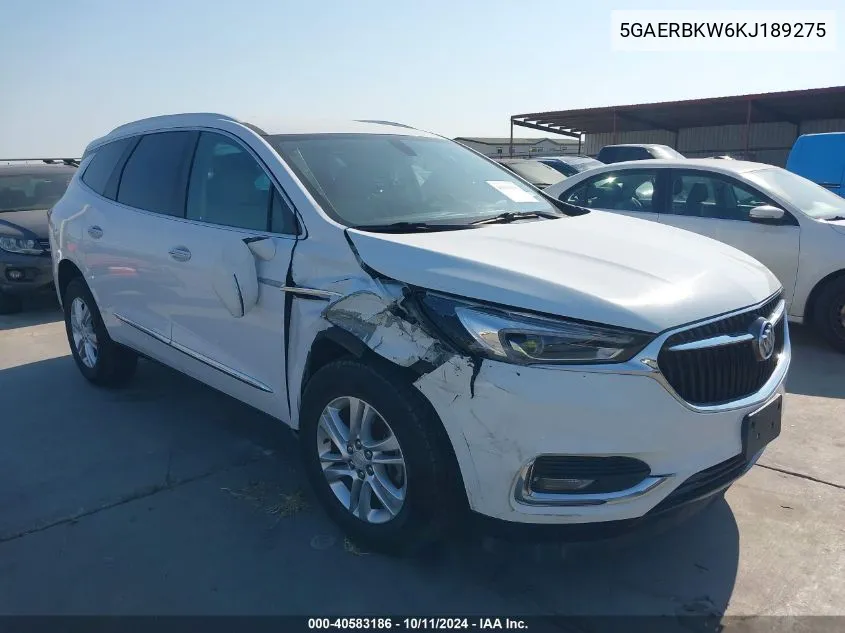 2019 Buick Enclave Essence VIN: 5GAERBKW6KJ189275 Lot: 40583186