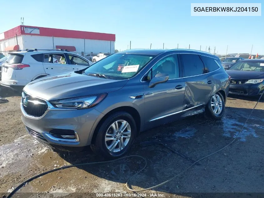 2019 Buick Enclave Fwd Essence VIN: 5GAERBKW8KJ204150 Lot: 40615263