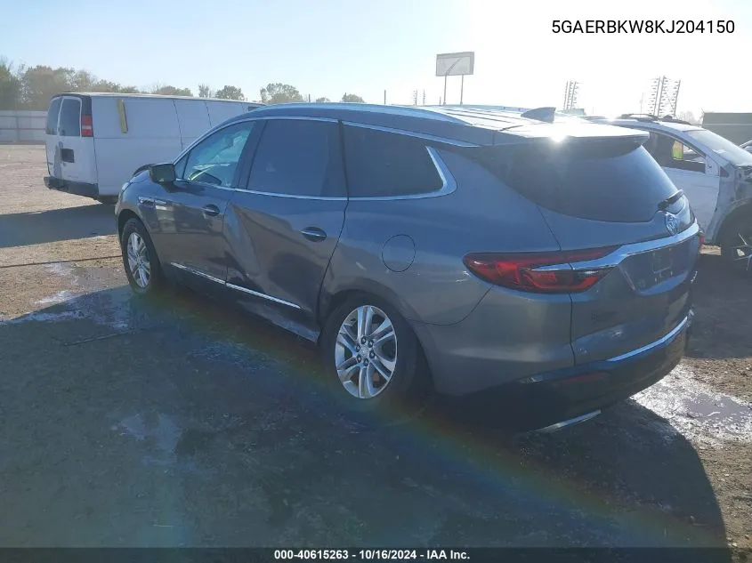 2019 Buick Enclave Fwd Essence VIN: 5GAERBKW8KJ204150 Lot: 40615263