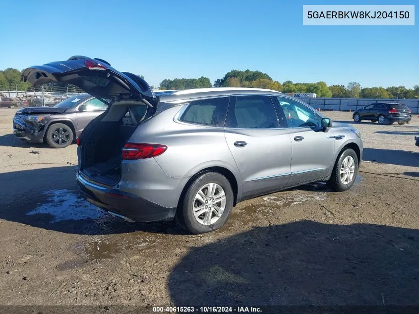 2019 Buick Enclave Fwd Essence VIN: 5GAERBKW8KJ204150 Lot: 40615263