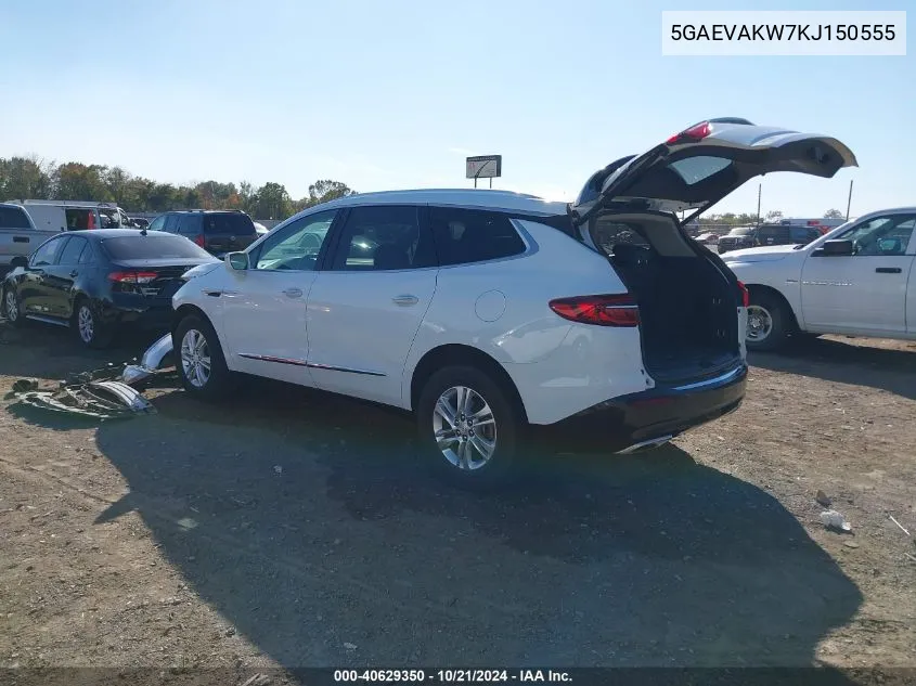 2019 Buick Enclave Awd Essence VIN: 5GAEVAKW7KJ150555 Lot: 40629350