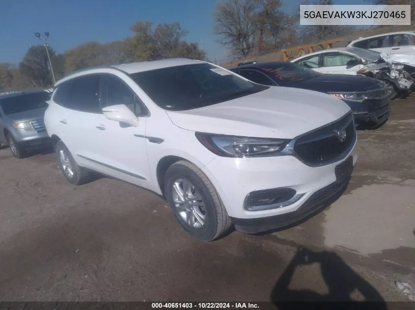 2019 Buick Enclave Awd Essence VIN: 5GAEVAKW3KJ270465 Lot: 40651403