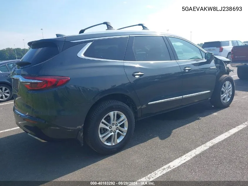 2020 Buick Enclave Awd Essence VIN: 5GAEVAKW8LJ238693 Lot: 40183292