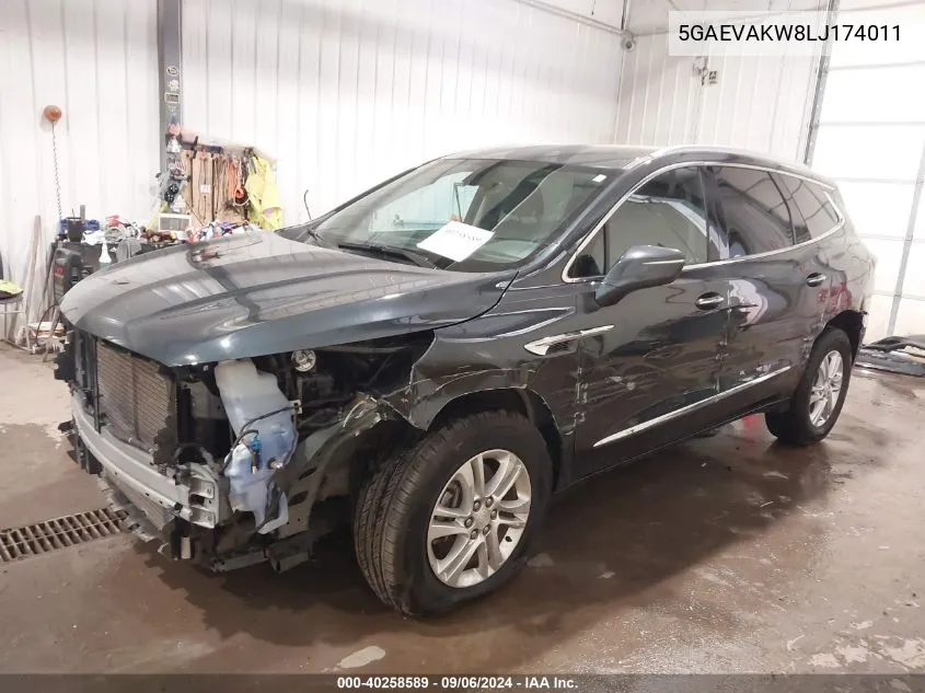 5GAEVAKW8LJ174011 2020 Buick Enclave Awd Essence