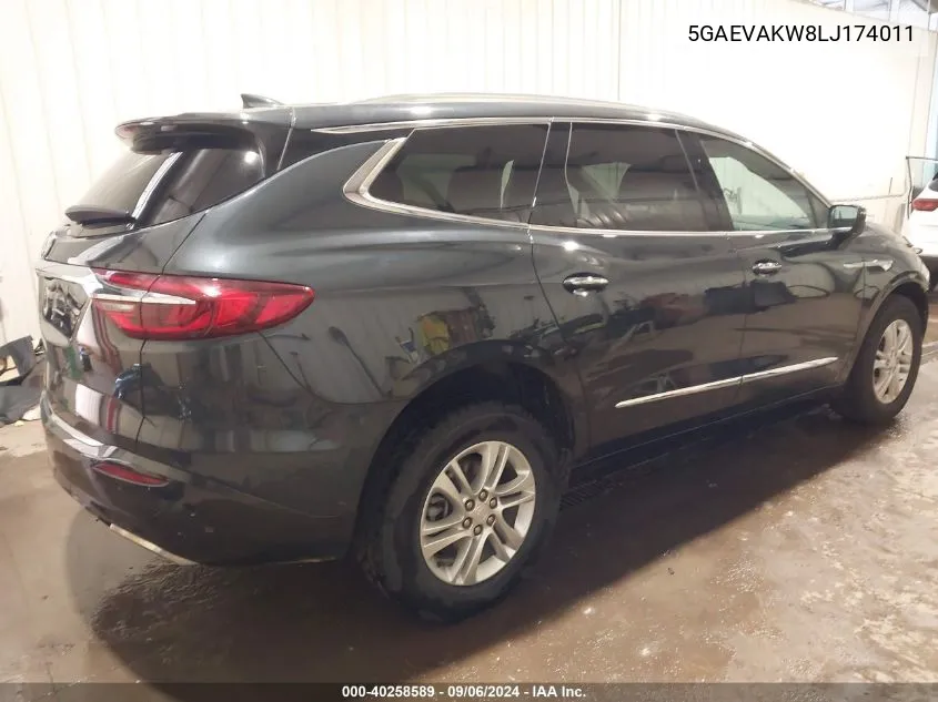 2020 Buick Enclave Awd Essence VIN: 5GAEVAKW8LJ174011 Lot: 40258589