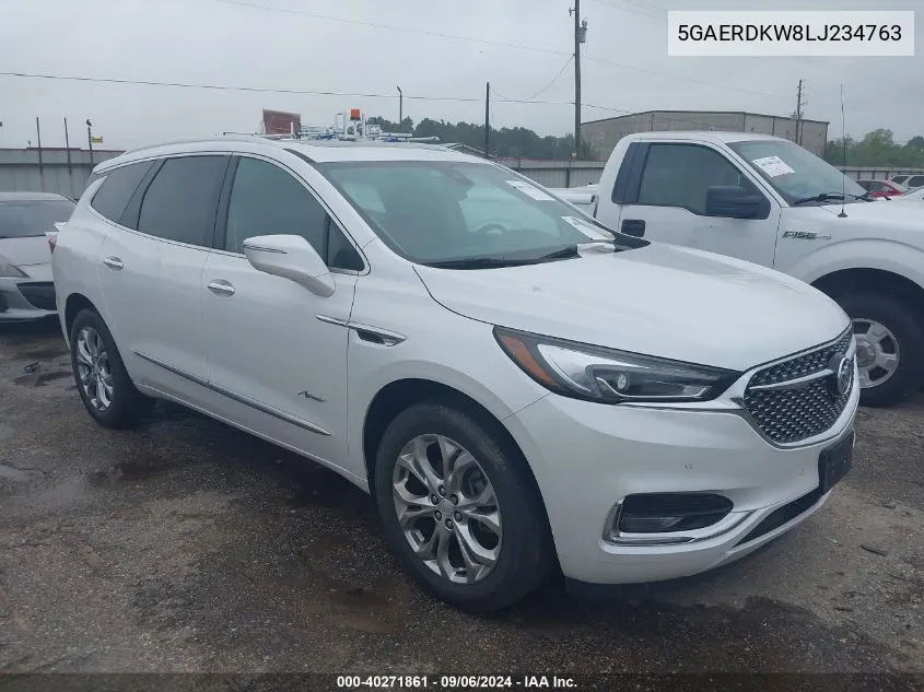 2020 Buick Enclave Fwd Avenir VIN: 5GAERDKW8LJ234763 Lot: 40271861