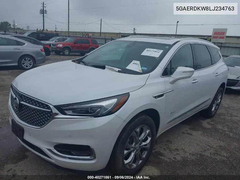 2020 Buick Enclave Fwd Avenir VIN: 5GAERDKW8LJ234763 Lot: 40271861