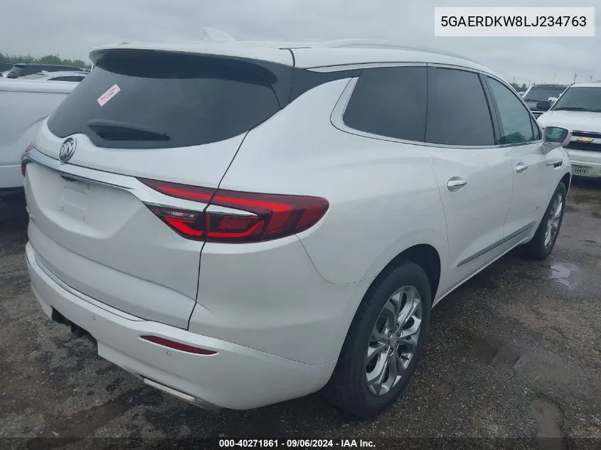 2020 Buick Enclave Fwd Avenir VIN: 5GAERDKW8LJ234763 Lot: 40271861