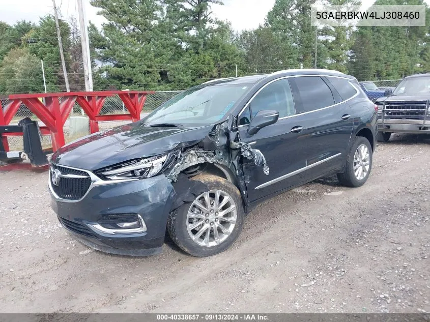 2020 Buick Enclave Essence VIN: 5GAERBKW4LJ308460 Lot: 40338657